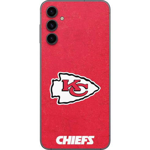 NFL Kansas City Chiefs Distressed Galaxy A14 5G Skin
