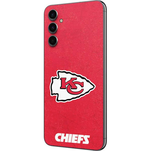 NFL Kansas City Chiefs Distressed Galaxy A14 5G Skin