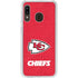 NFL Kansas City Chiefs Distressed Galaxy A20 Clear Case