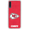 NFL Kansas City Chiefs Distressed Galaxy A50 Clear Case