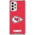 NFL Kansas City Chiefs Distressed Galaxy A53 5G Clear Case
