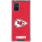 NFL Kansas City Chiefs Distressed Galaxy A71 5G Clear Case