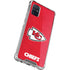 NFL Kansas City Chiefs Distressed Galaxy A71 5G Clear Case