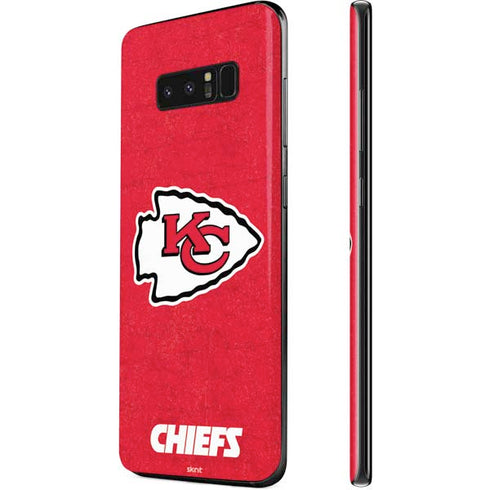 NFL Kansas City Chiefs Distressed Galaxy Note 8 Skin