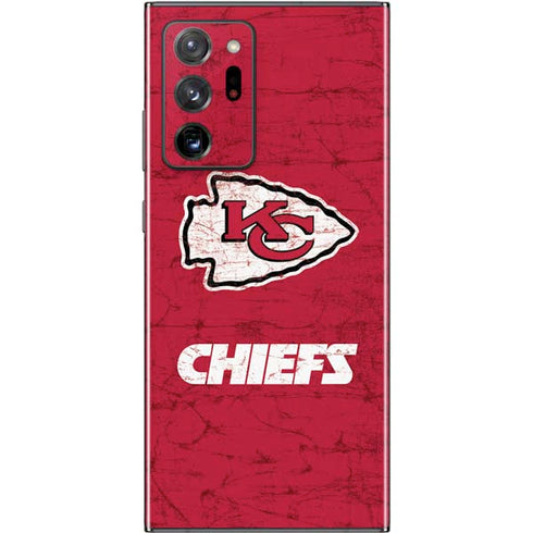 NFL Kansas City Chiefs Distressed Galaxy Note20 Ultra 5G Skin