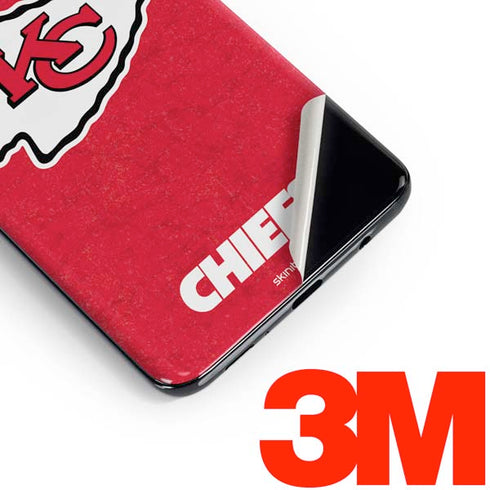 NFL Kansas City Chiefs Distressed Galaxy S10 Skin