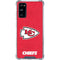 NFL Kansas City Chiefs Distressed Galaxy S20 FE Clear Case