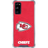 NFL Kansas City Chiefs Distressed Galaxy S20 FE Clear Case