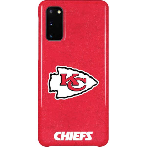 NFL Kansas City Chiefs Distressed Galaxy S20 Lite Case