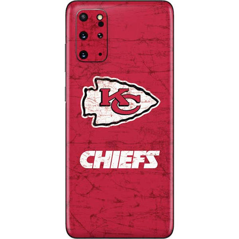NFL Kansas City Chiefs Distressed Galaxy S20 Plus Skin