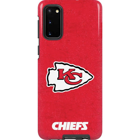 NFL Kansas City Chiefs Distressed Galaxy S20 Pro Case