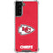 NFL Kansas City Chiefs Distressed Galaxy S21 Plus 5G Clear Case