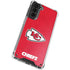 NFL Kansas City Chiefs Distressed Galaxy S21 Plus 5G Clear Case
