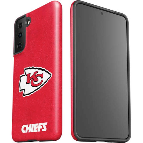 NFL Kansas City Chiefs Distressed Galaxy S21 Plus 5G Pro Case