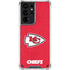 NFL Kansas City Chiefs Distressed Galaxy S21 Ultra 5G Clear Case