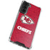 NFL Kansas City Chiefs Distressed Galaxy S22 Clear Case