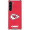 NFL Kansas City Chiefs Distressed Galaxy S23 Clear Case