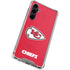 NFL Kansas City Chiefs Distressed Galaxy S23 FE Clear Case