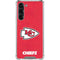 NFL Kansas City Chiefs Distressed Galaxy S23 Plus Clear Case