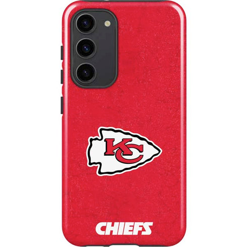 NFL Kansas City Chiefs Distressed Galaxy S23 Plus Pro Case