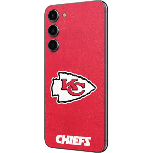 NFL Kansas City Chiefs Distressed Galaxy S23 Plus Skin