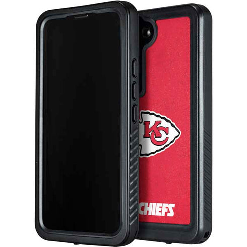 NFL Kansas City Chiefs Distressed Galaxy S23 Plus Waterproof Case