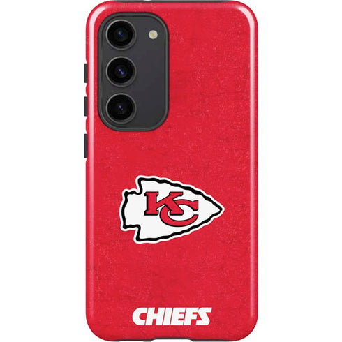 NFL Kansas City Chiefs Distressed Galaxy S23 Pro Case