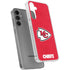 NFL Kansas City Chiefs Distressed Galaxy S24 Plus Clear Case