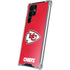 NFL Kansas City Chiefs Distressed Galaxy S24 Ultra Clear Case
