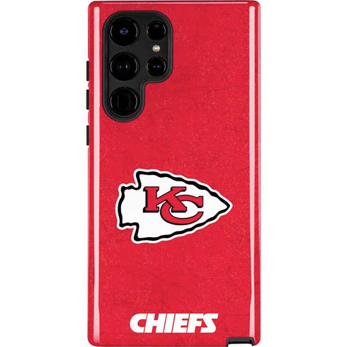 NFL Kansas City Chiefs Distressed Galaxy S24 Ultra Impact Case