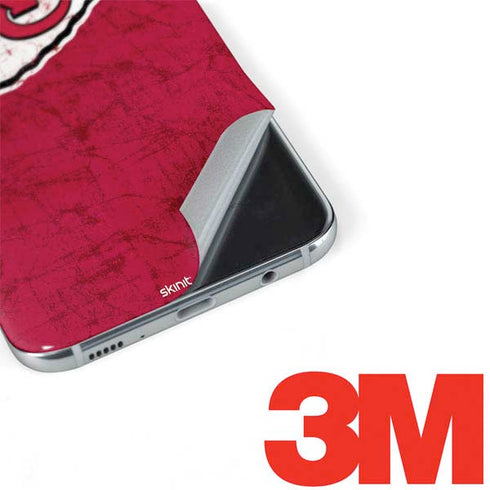 NFL Kansas City Chiefs Distressed Galaxy S8 Skin