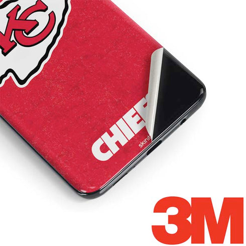 NFL Kansas City Chiefs Distressed Galaxy S9 Plus Skin