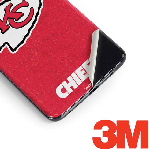 NFL Kansas City Chiefs Distressed Galaxy S9 Skin