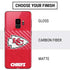 NFL Kansas City Chiefs Distressed Galaxy S9 Skin