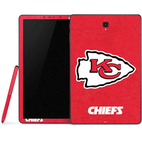 NFL Kansas City Chiefs Distressed Samsung Galaxy Tab Skin