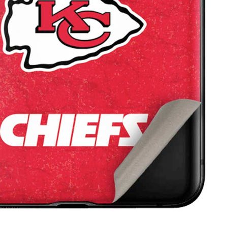 NFL Kansas City Chiefs Distressed Galaxy Z Flip Skin