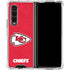 NFL Kansas City Chiefs Distressed Galaxy Z Fold4 5G Clear Case