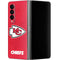 NFL Kansas City Chiefs Distressed Galaxy Z Fold4 5G Skin