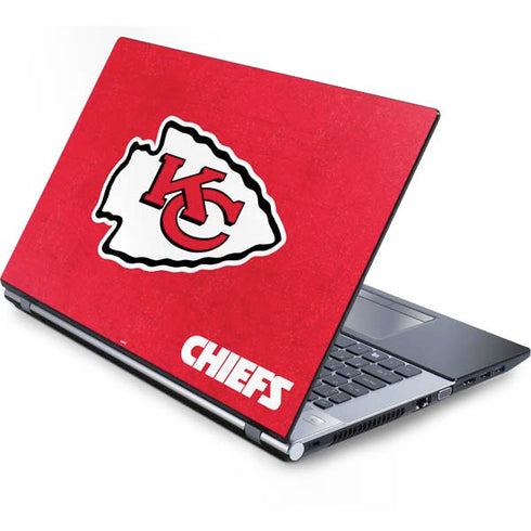 NFL Kansas City Chiefs Distressed Generic Laptop Skin