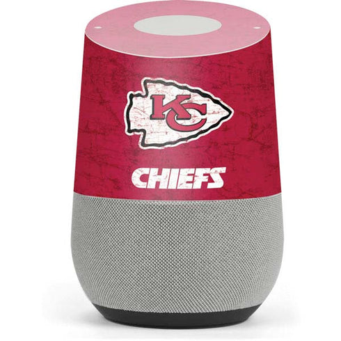 NFL Kansas City Chiefs Distressed Google Home Skin
