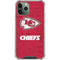 NFL Kansas City Chiefs Distressed iPhone 11 Pro Max Clear Case