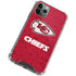 NFL Kansas City Chiefs Distressed iPhone 11 Pro Max Clear Case