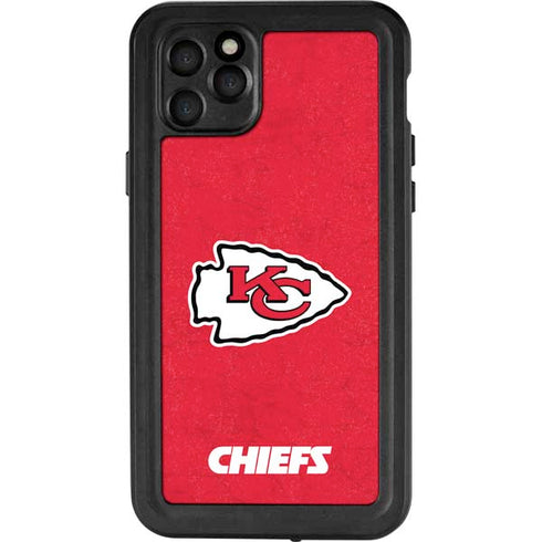 NFL Kansas City Chiefs Distressed iPhone 11 Pro Max Waterproof Case