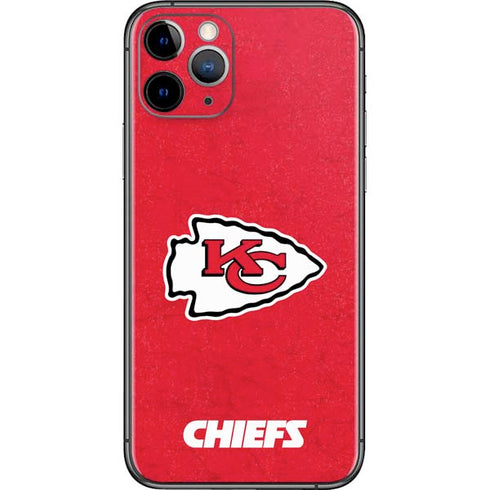 NFL Kansas City Chiefs Distressed iPhone 11 Pro Skin