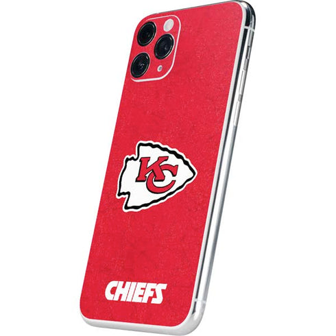 NFL Kansas City Chiefs Distressed iPhone 11 Pro Skin