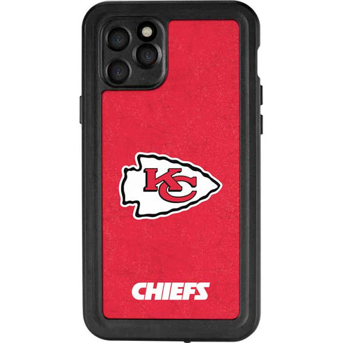 NFL Kansas City Chiefs Distressed iPhone 11 Pro Waterproof Case