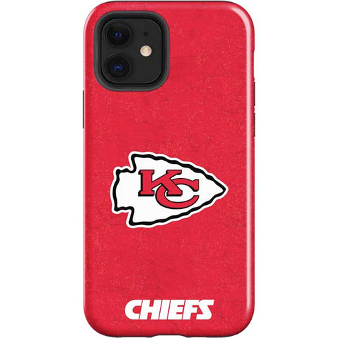 NFL Kansas City Chiefs Distressed iPhone 12 Impact Case