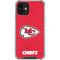 NFL Kansas City Chiefs Distressed iPhone 12 Mini Clear Case