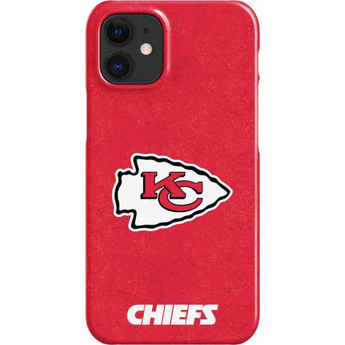 NFL Kansas City Chiefs Distressed iPhone 12 Mini Lite Case