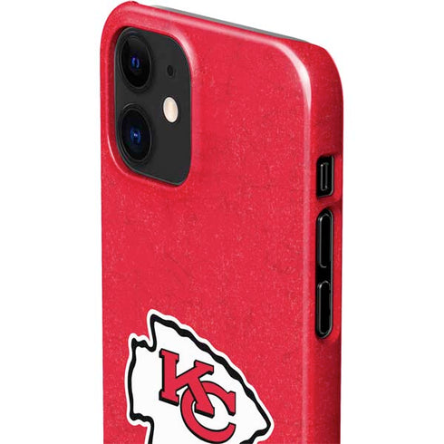 NFL Kansas City Chiefs Distressed iPhone 12 Mini Lite Case